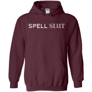 Spell Slut TS Unisex Pullover Hoodie - Maroon / S