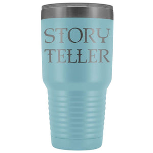 Story Teller 30oz Vacuum Tumbler - Light Blue - Tumblers