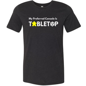 Tabletop Preferred Unisex Premium Tee - Black Heather / XS