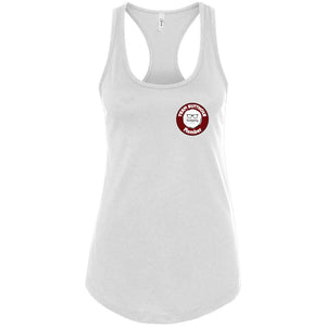 Team Butthole Member Womens Premium Racerback Tank - White / S