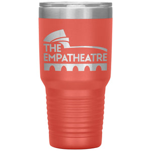 The Empatheatre Logo 30oz Vacuum Tumbler - Coral - Tumblers