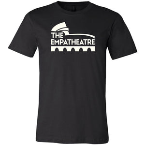 The Empatheatre Logo White Unisex Premium Tee - Black / XS - The Empatheatre