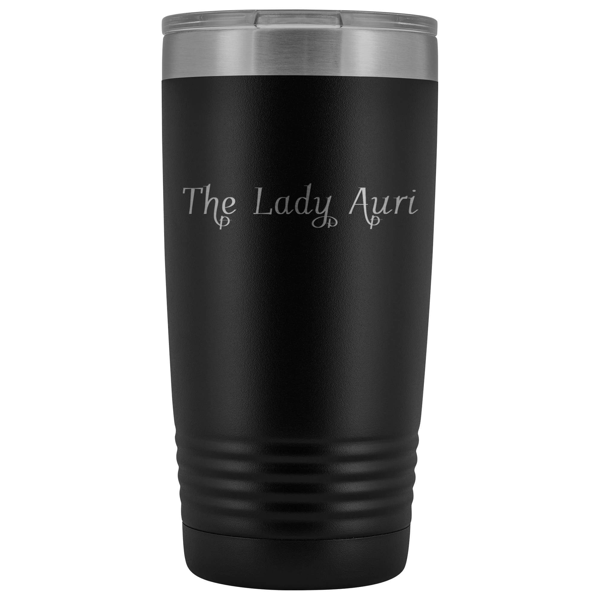 The Lady Auri - The Lady Auri 20oz Vacuum Tumbler - Black - Tumblers