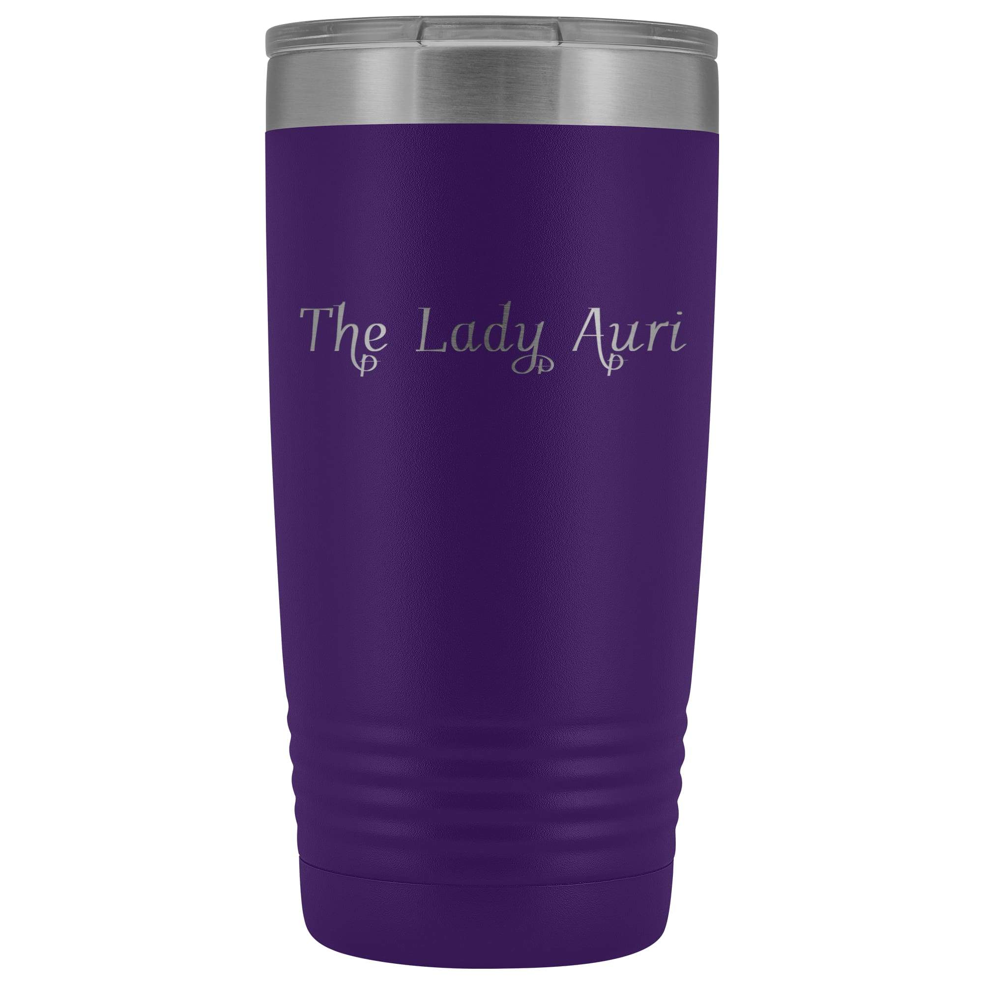 The Lady Auri - The Lady Auri 20oz Vacuum Tumbler - Purple - Tumblers