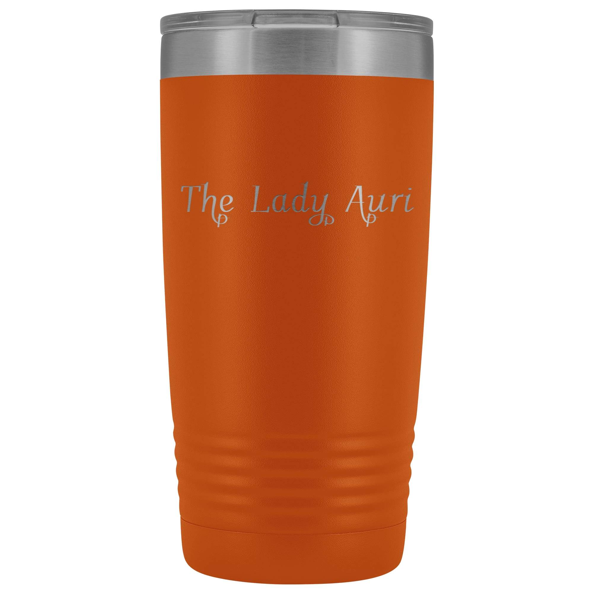 The Lady Auri - The Lady Auri 20oz Vacuum Tumbler - Orange - Tumblers