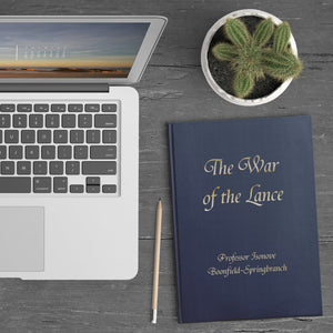 The War of the Lance by Isonove Gold Hardcover Journal - Office