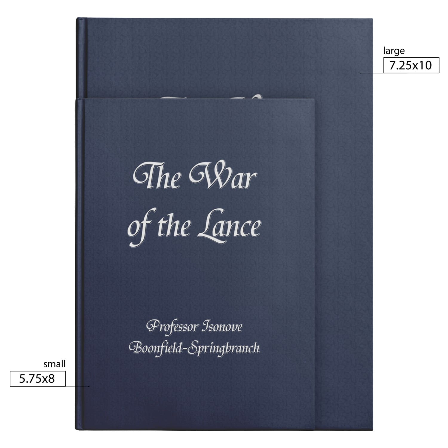 The War of the Lance by Isonove Hardcover Journal - Large - Office