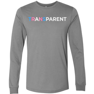 TransPARENT Unisex Premium Long Sleeve Tee - Storm / S