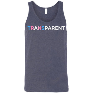 TransPARENT Unisex Premium Tank - Heather Navy / S