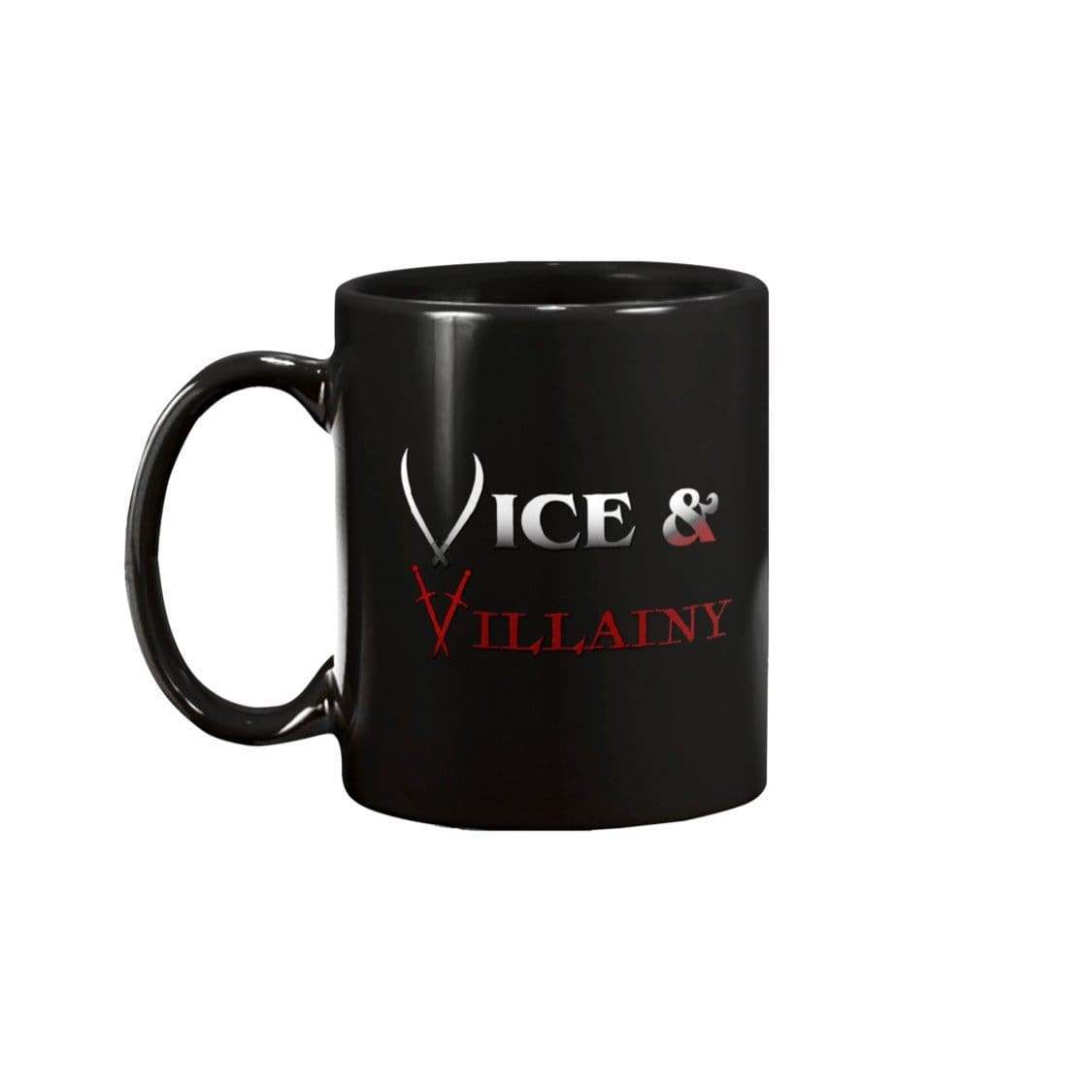 Vice & Villainy Text Logo 11oz Coffee Mug - Black / 11OZ - Mugs
