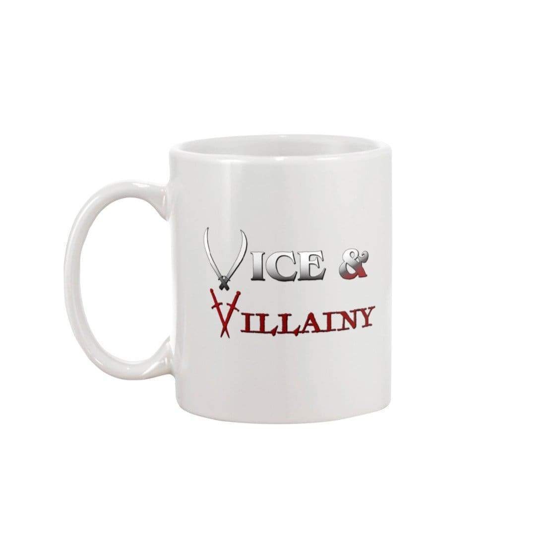 Vice & Villainy Text Logo 15oz Coffee Mug - Mugs