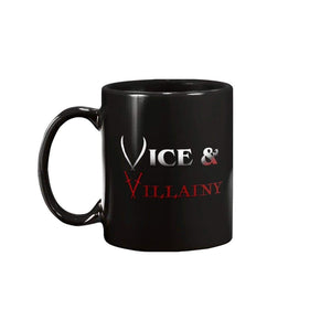 Vice & Villainy Text Logo 15oz Coffee Mug - Mugs