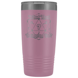 What That Dungeon Do Podcast Logo 20oz Vacuum Tumbler - Light Purple - Tumblers