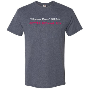 Whatever Doesn’t Kill Me Unisex Classic Tee - Vintage Heather Navy / S