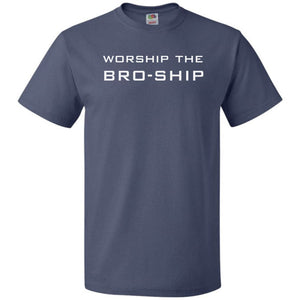 Worship The Bro-Ship Unisex Classic Tee - Denim / S