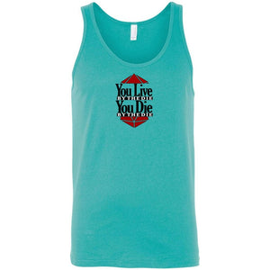 You Live By The Die Unisex Classic Tank - Teal / S