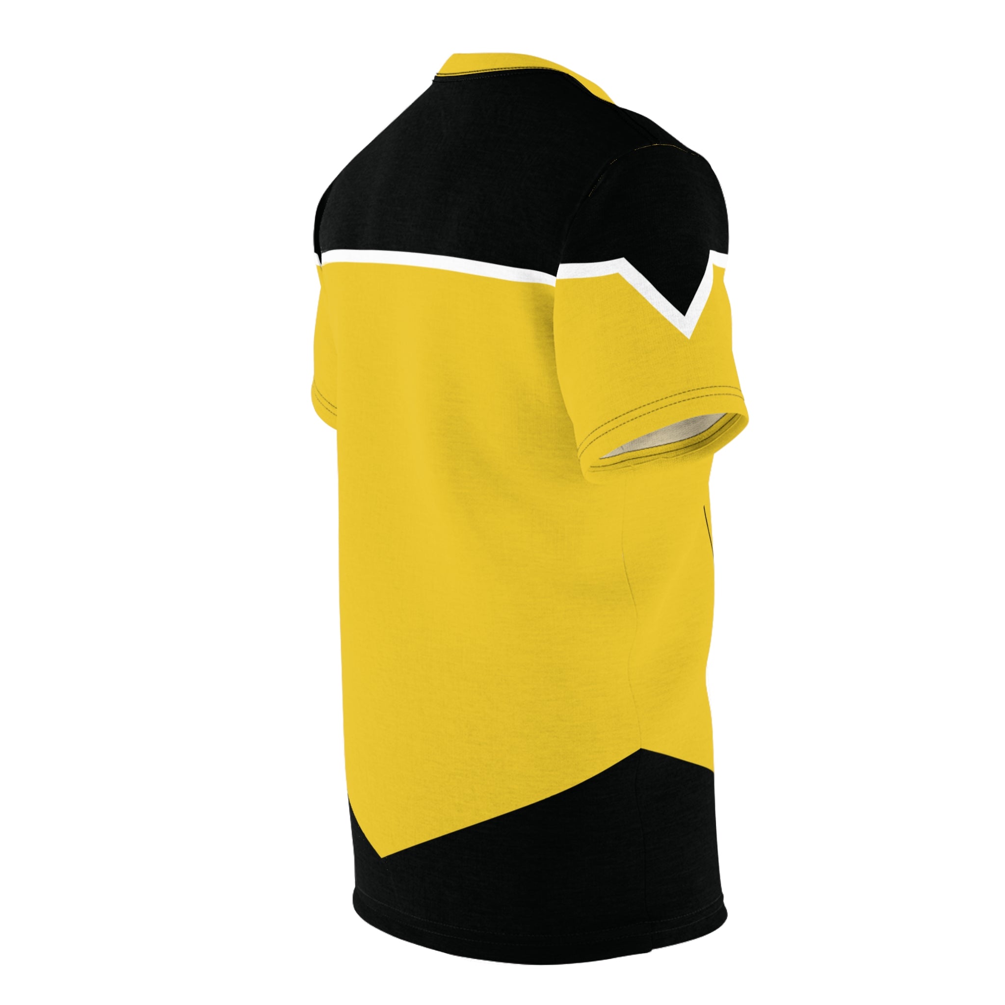 Trek Uniform Tee Lower Decks - Operations Gold Unisex AOP All Over Prints