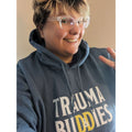 Trauma Buddies Unisex Pullover Hoodie - Indigo Blue / S