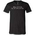 Always Dew Flourish Unisex Premium V-Neck Tee - Black / S