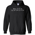 Always Dew Flourish Unisex Pullover Hoodie - Black / S