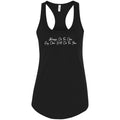 Always Dew Flourish Womens Premium Racerback Tank - Black / XS