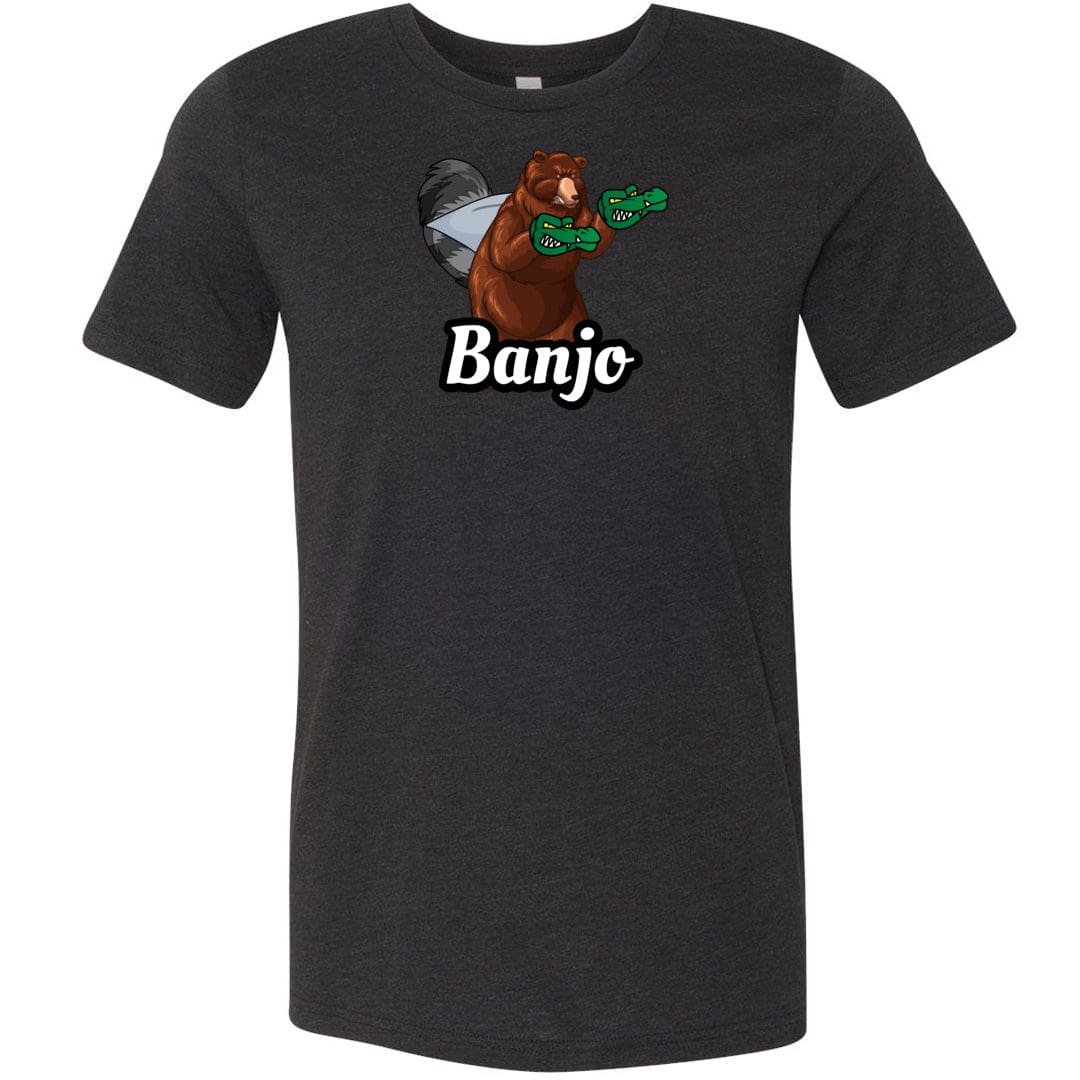 Arkenholdt Banjo Unfamiliar Unisex Premium Tee - Black Heather / XS