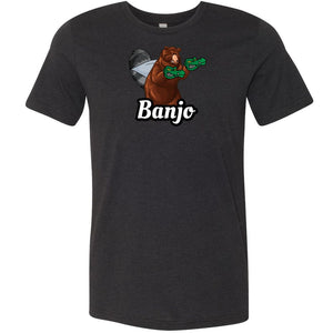 Arkenholdt Banjo Unfamiliar Unisex Premium Tee - Black Heather / XS