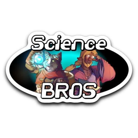 Arkenholdt Science Bros POD Sticker - Arkenholdt Science Bros POD Sticker