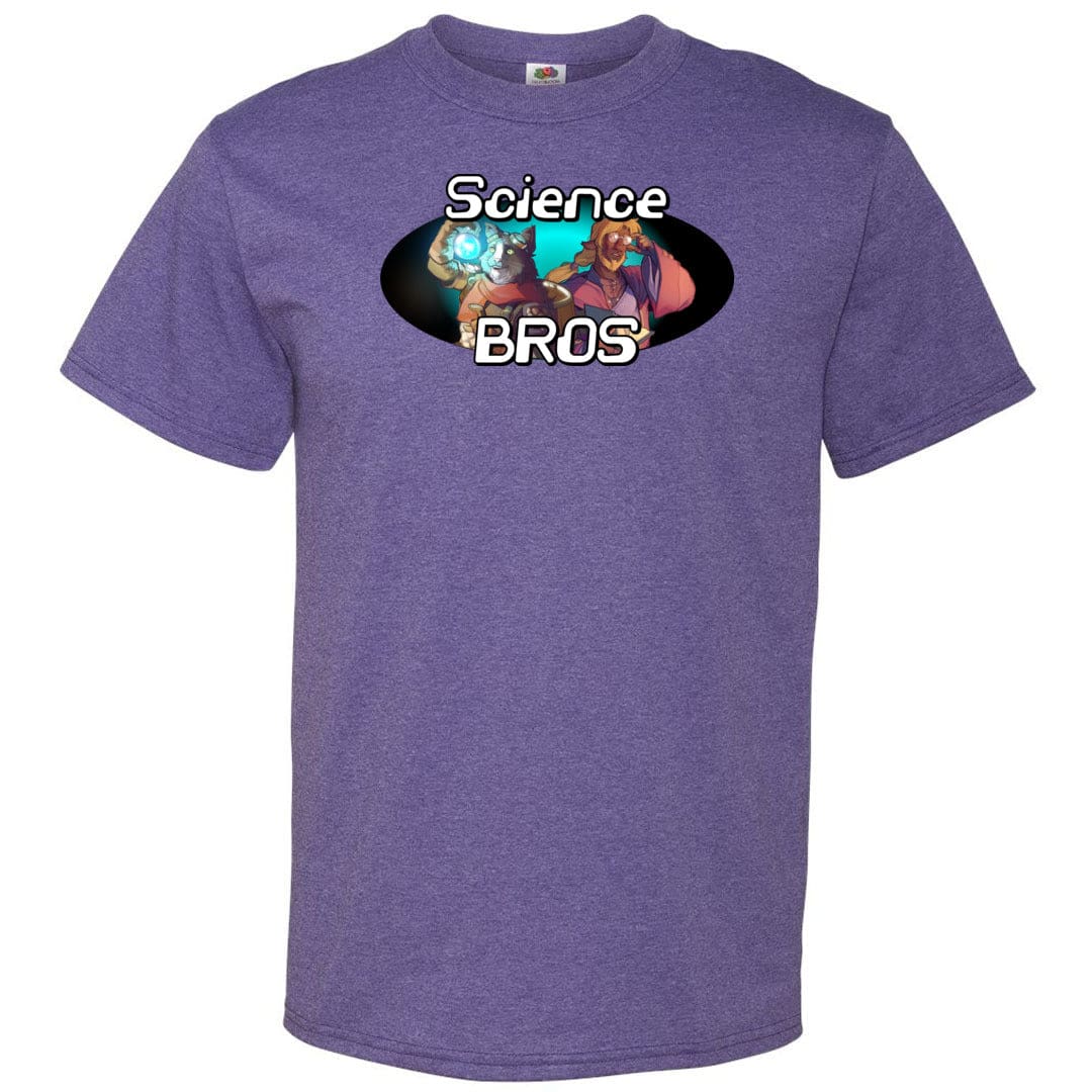 Arkenholdt Science Bros Unisex Classic Tee - Retro Heather Purple / S