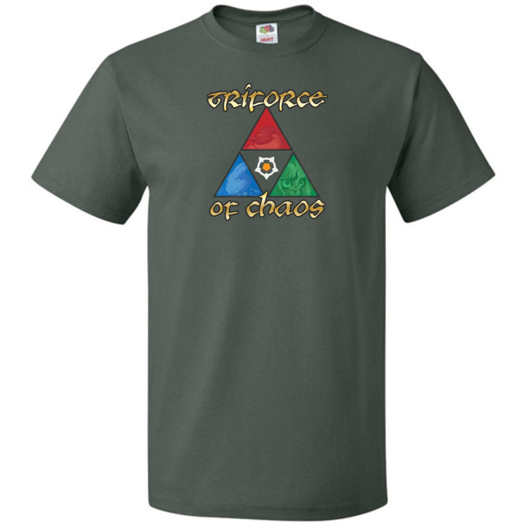 Arkenholdt Triforce of Chaos Unisex Classic Tee - Forest Green / S