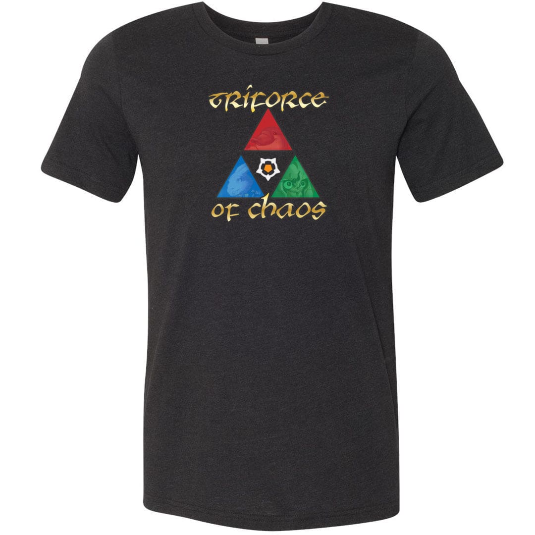Arkenholdt Triforce of Chaos Unisex Premium Tee - Black Heather / XS