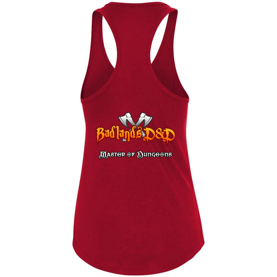 Badlands D&D Team Custom Double-Sided Womens Premium Racerback Tank