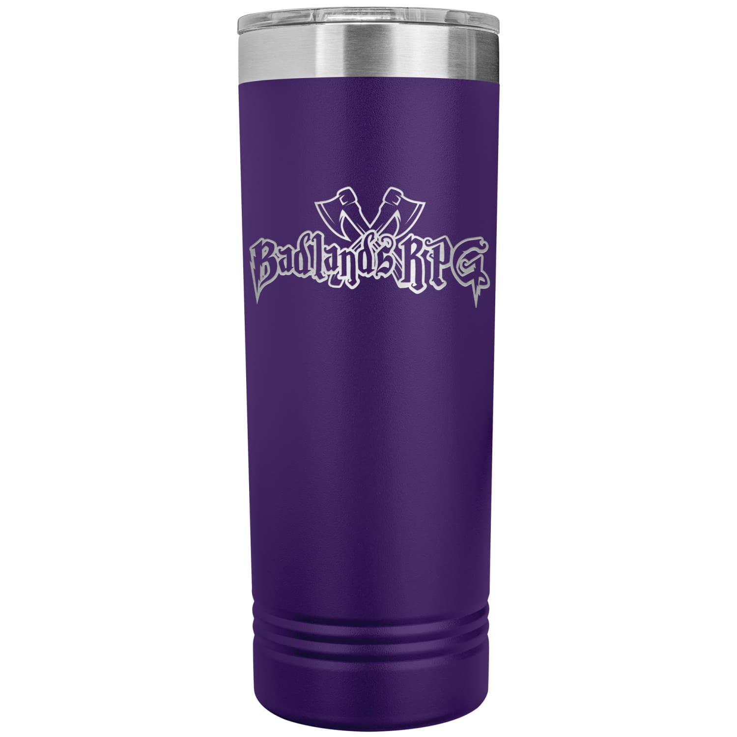 Badlands_RPG_22oz_Skinny_Tumbler_Purple_Mockup.png