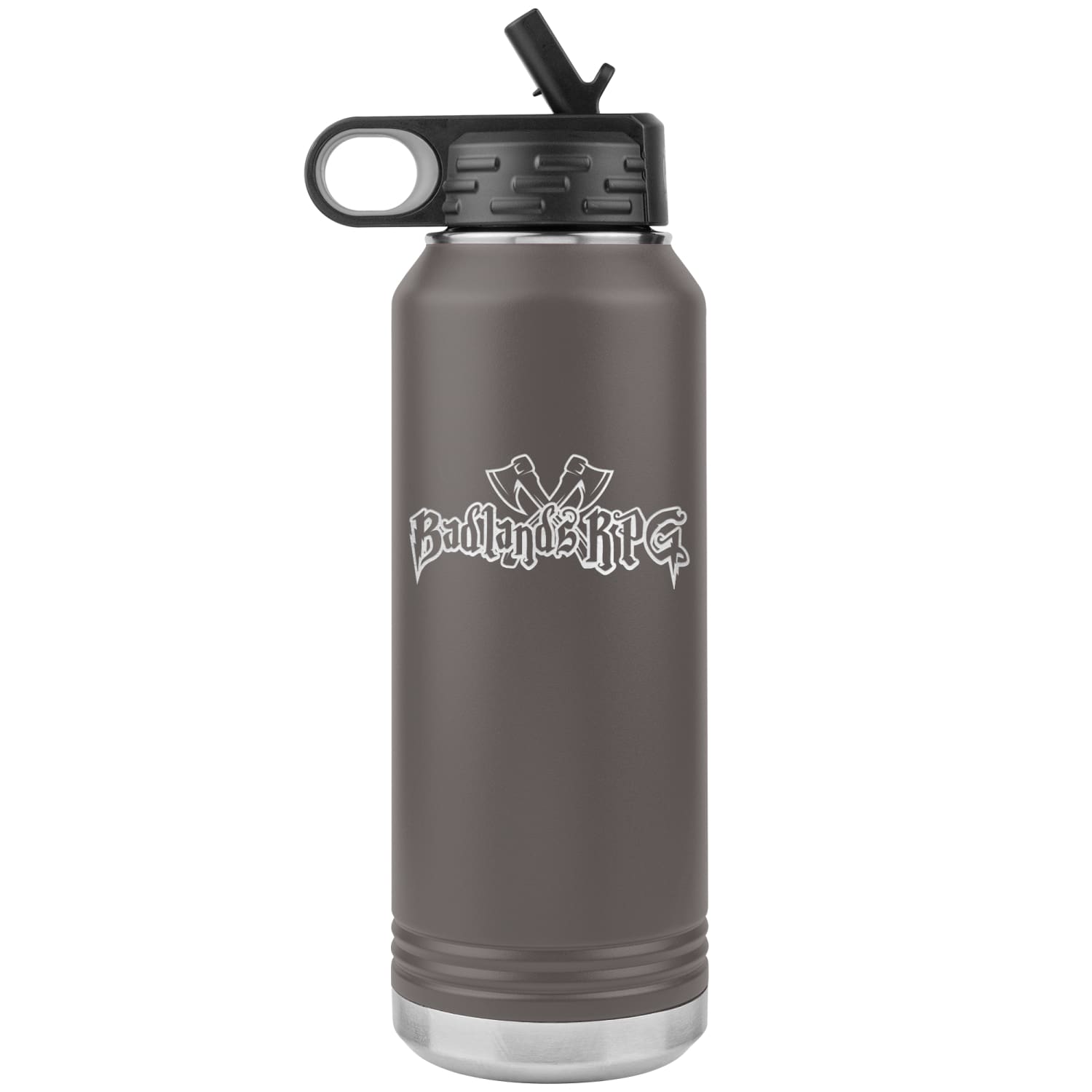 Badlands_RPG_32oz_Water_Bottle_Insulated_WB_Tumbler_Pewter_Mockup.png