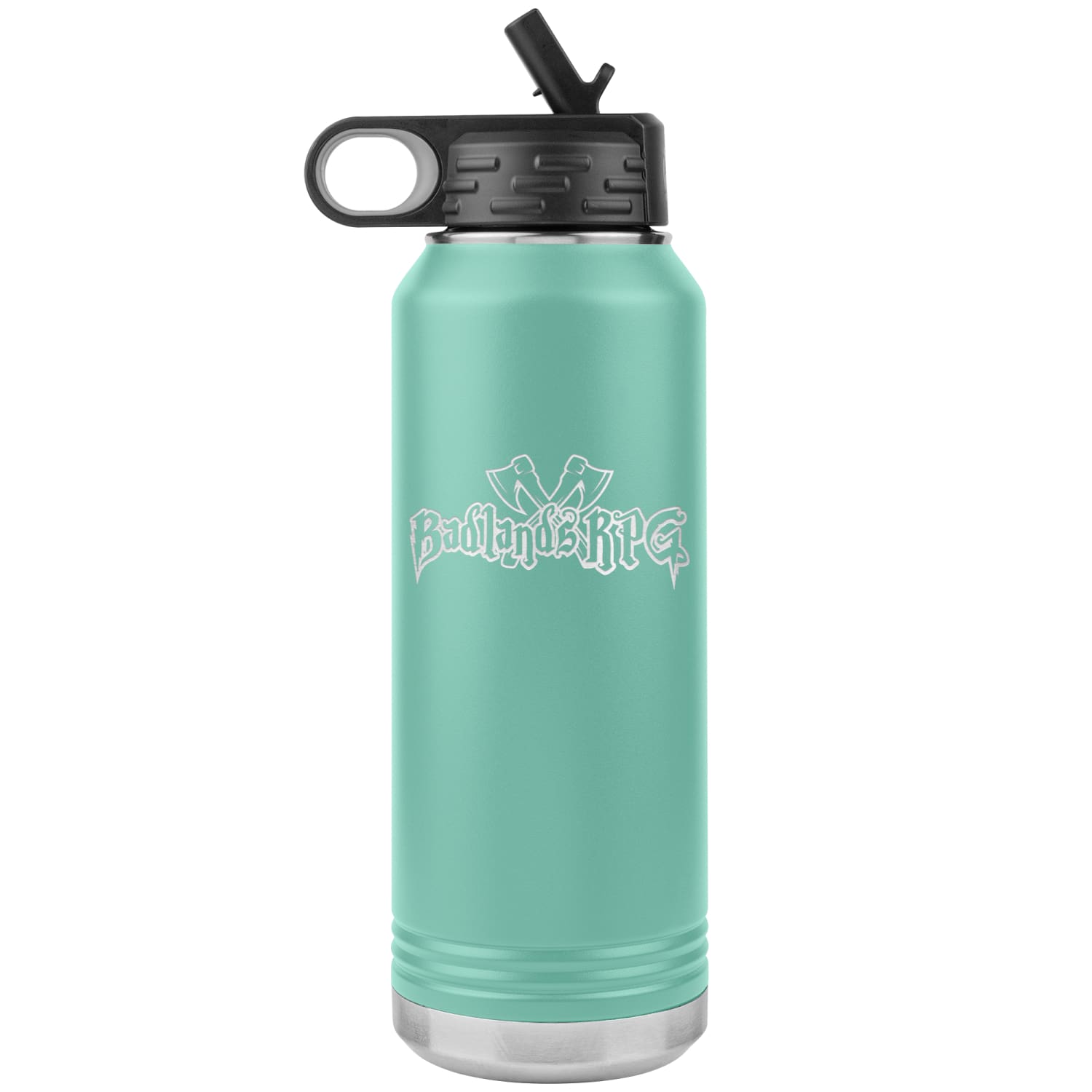 Badlands_RPG_32oz_Water_Bottle_Insulated_WB_Tumbler_Teal_Mockup.png