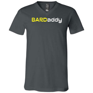 BARDaddy Unisex Premium V-Neck Tee - Asphalt / S