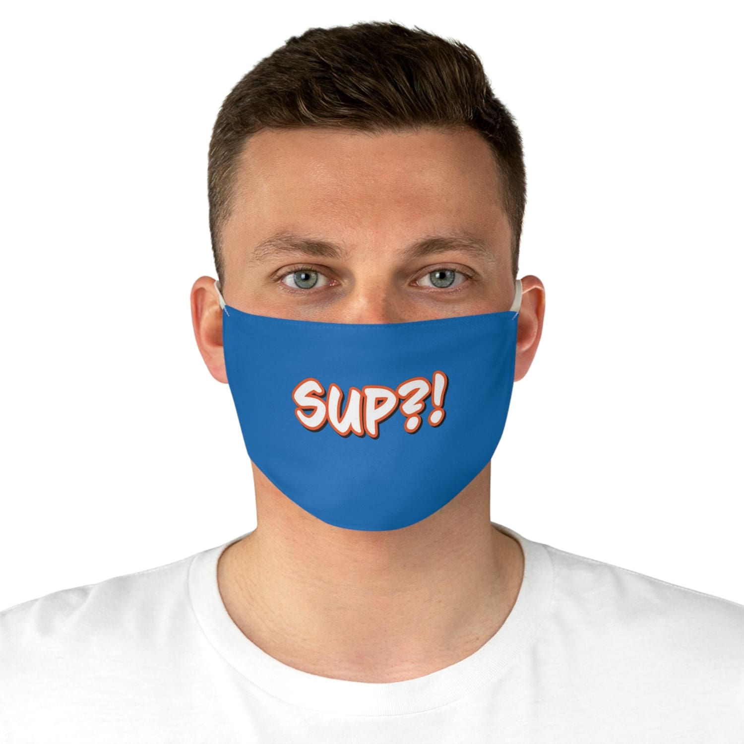 Blue Sup?! Fabric Face Mask - One size - Accessories