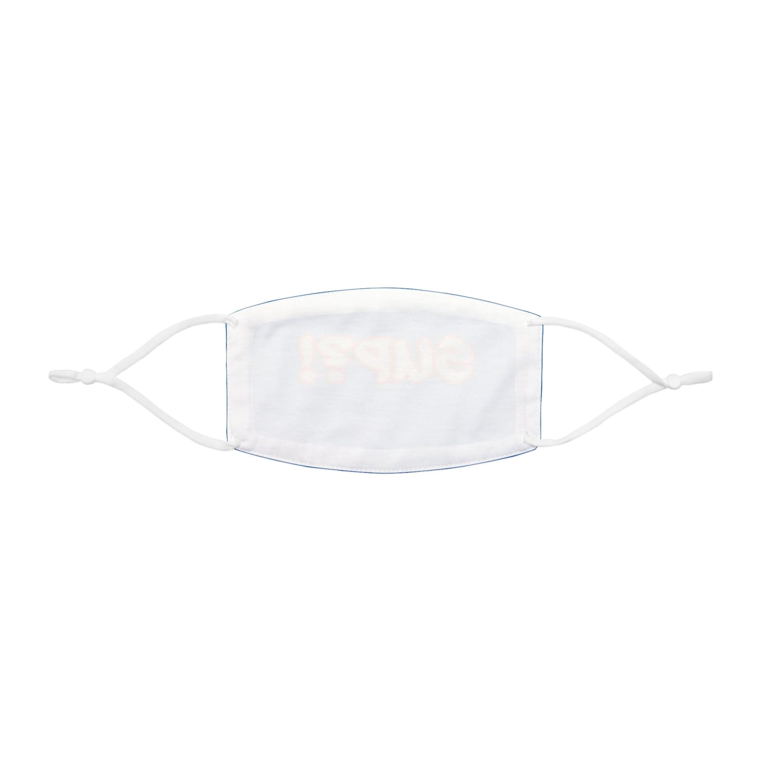 Blue Sup?! Snug-Fit Fabric Face Mask - 7.3’’ × 4.5’’ - Accessories