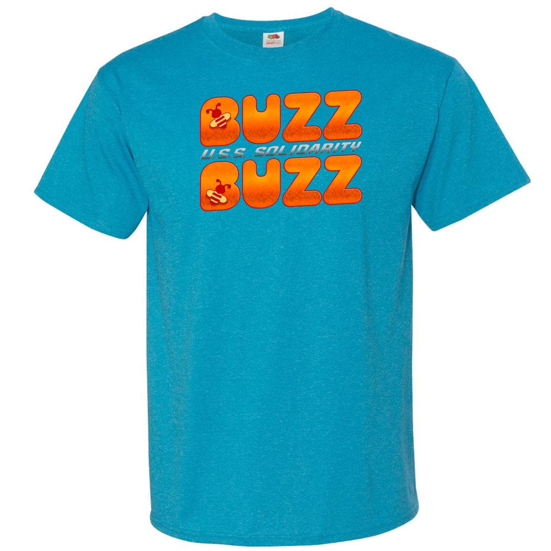 Buzz Buzz USS Solidarity Unisex Classic Tee - Turquoise Heather / S