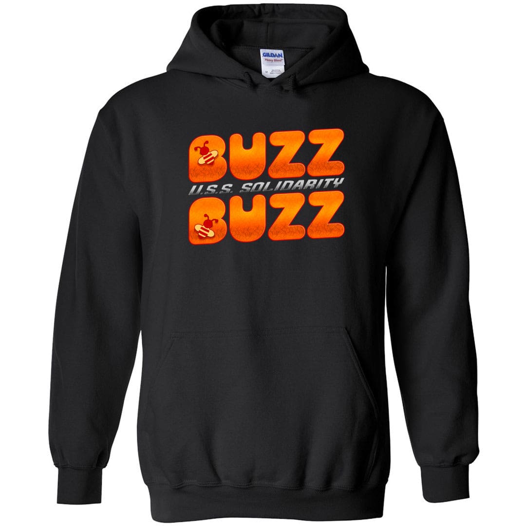 Buzz Buzz USS Solidarity Unisex Pullover Hoodie - Black / S