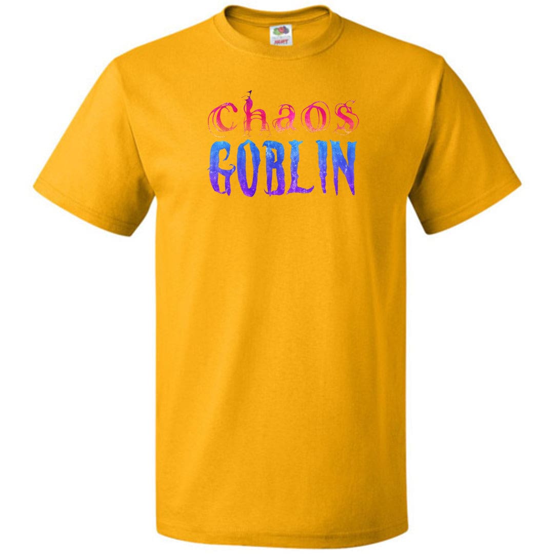 Chaos Goblin Again Unisex Classic Tee - Gold / S