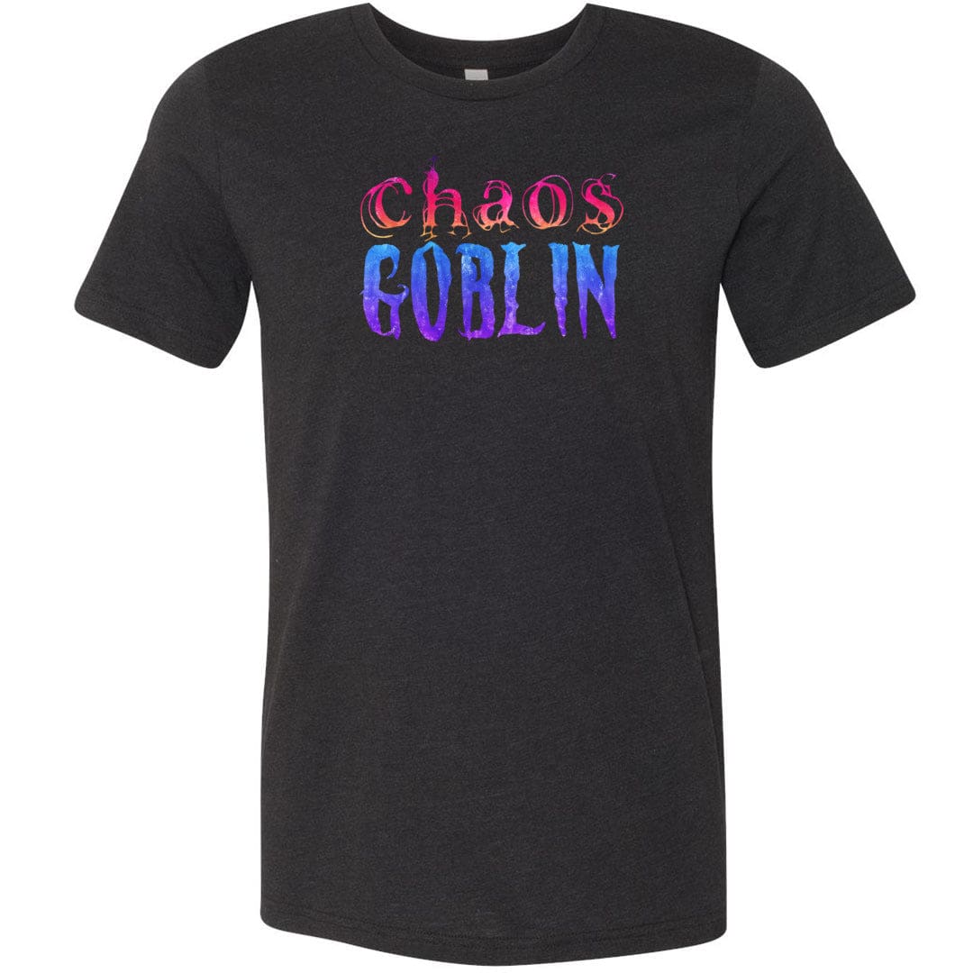Chaos Goblin Again Unisex Premium Tee - Black Heather / XS