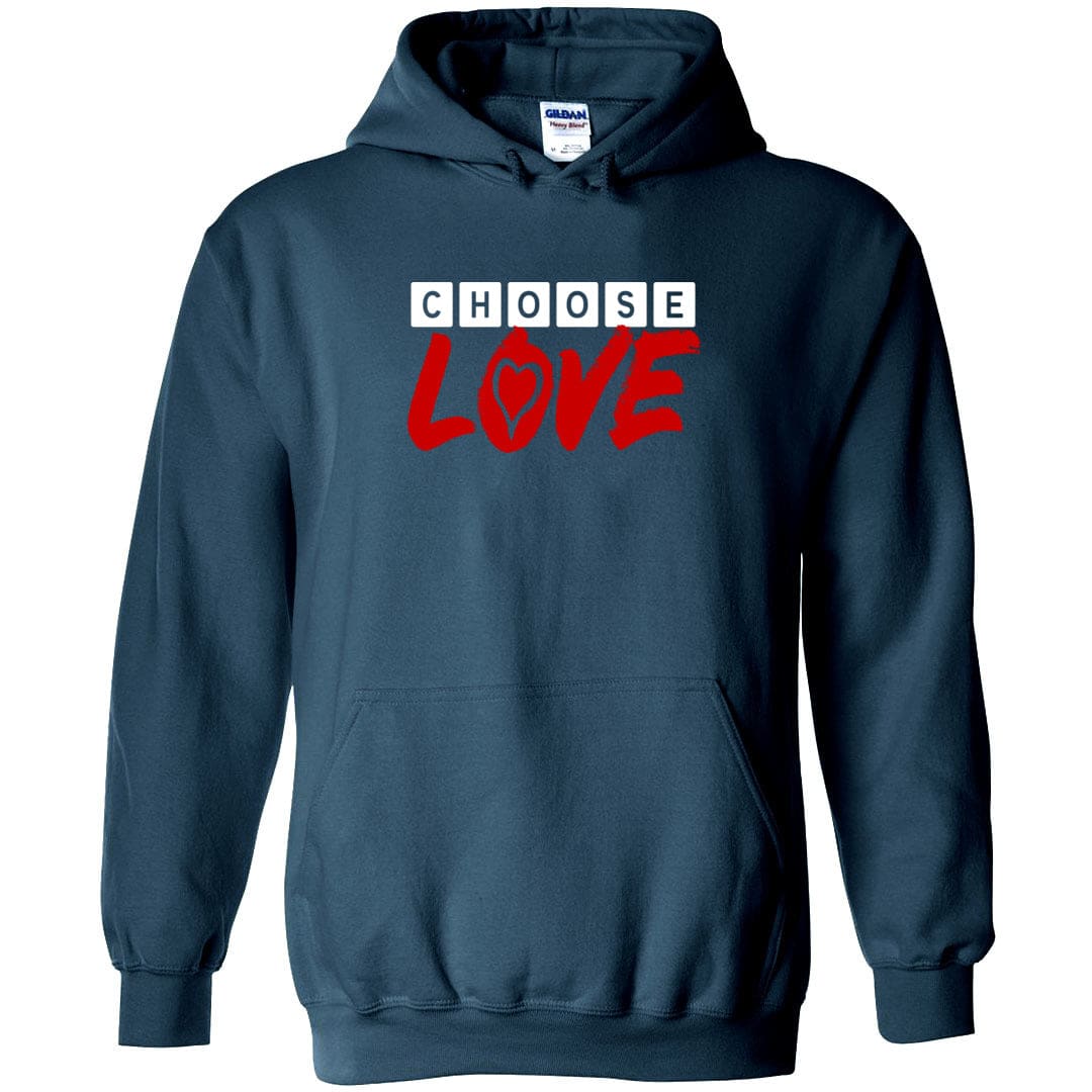 Choose LOVE Unisex Pullover Hoodie - Legion Blue / S