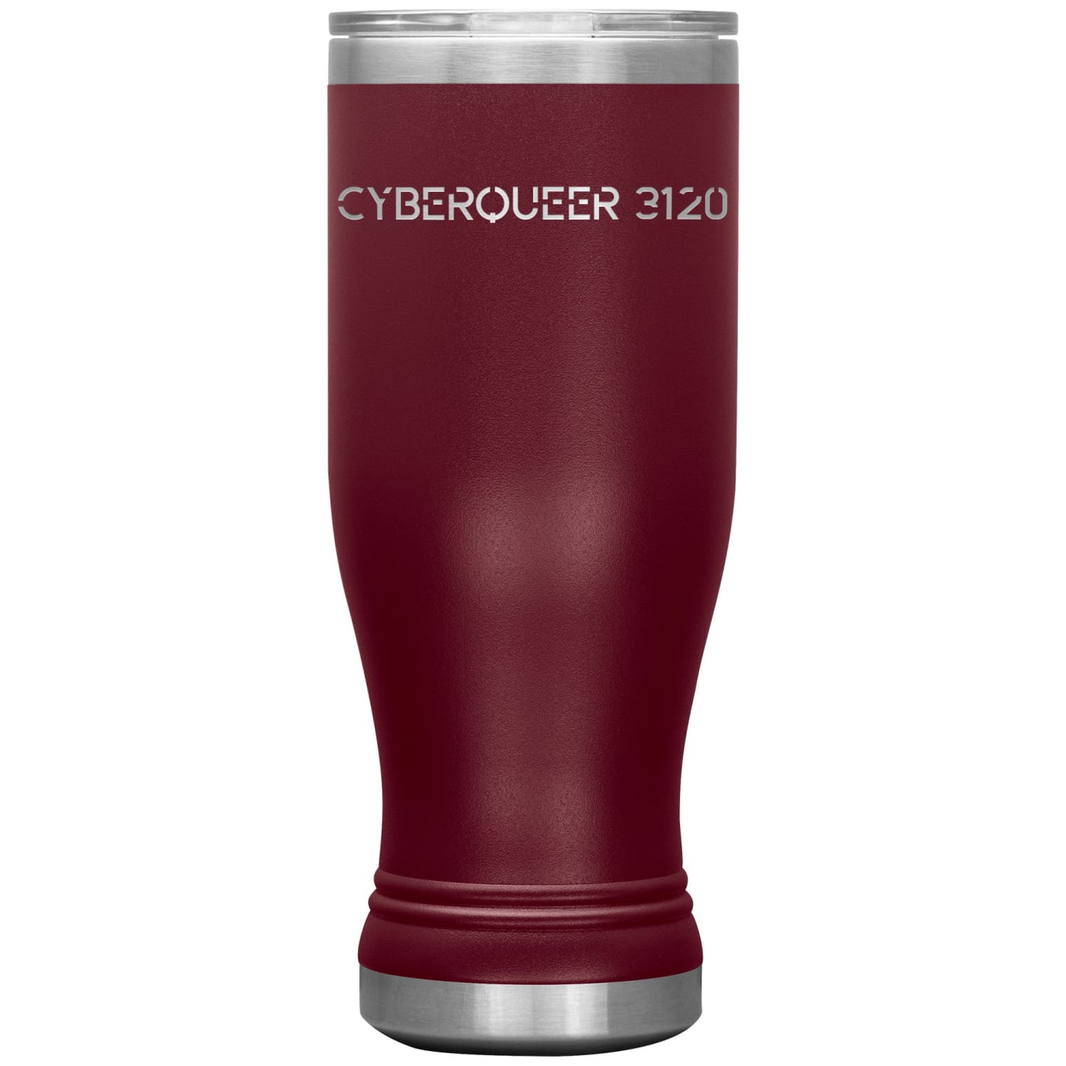 Cyberqueer 3120 20oz BOHO Vacuum Tumbler - Maroon - Tumblers