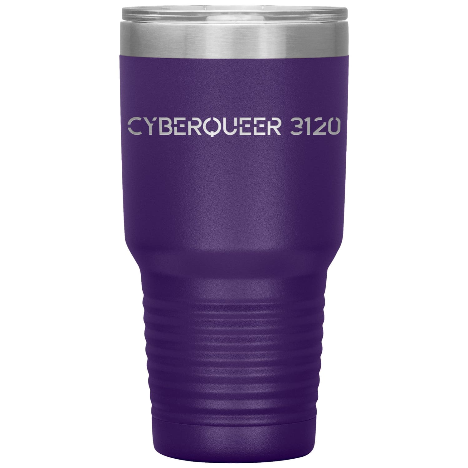 Cyberqueer 3120 30oz Vacuum Tumbler - Purple - Tumblers