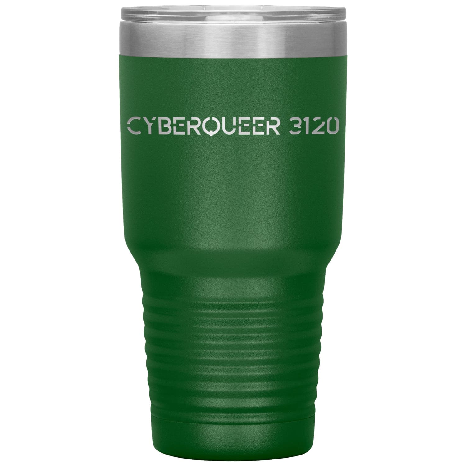 Cyberqueer 3120 30oz Vacuum Tumbler - Green - Tumblers