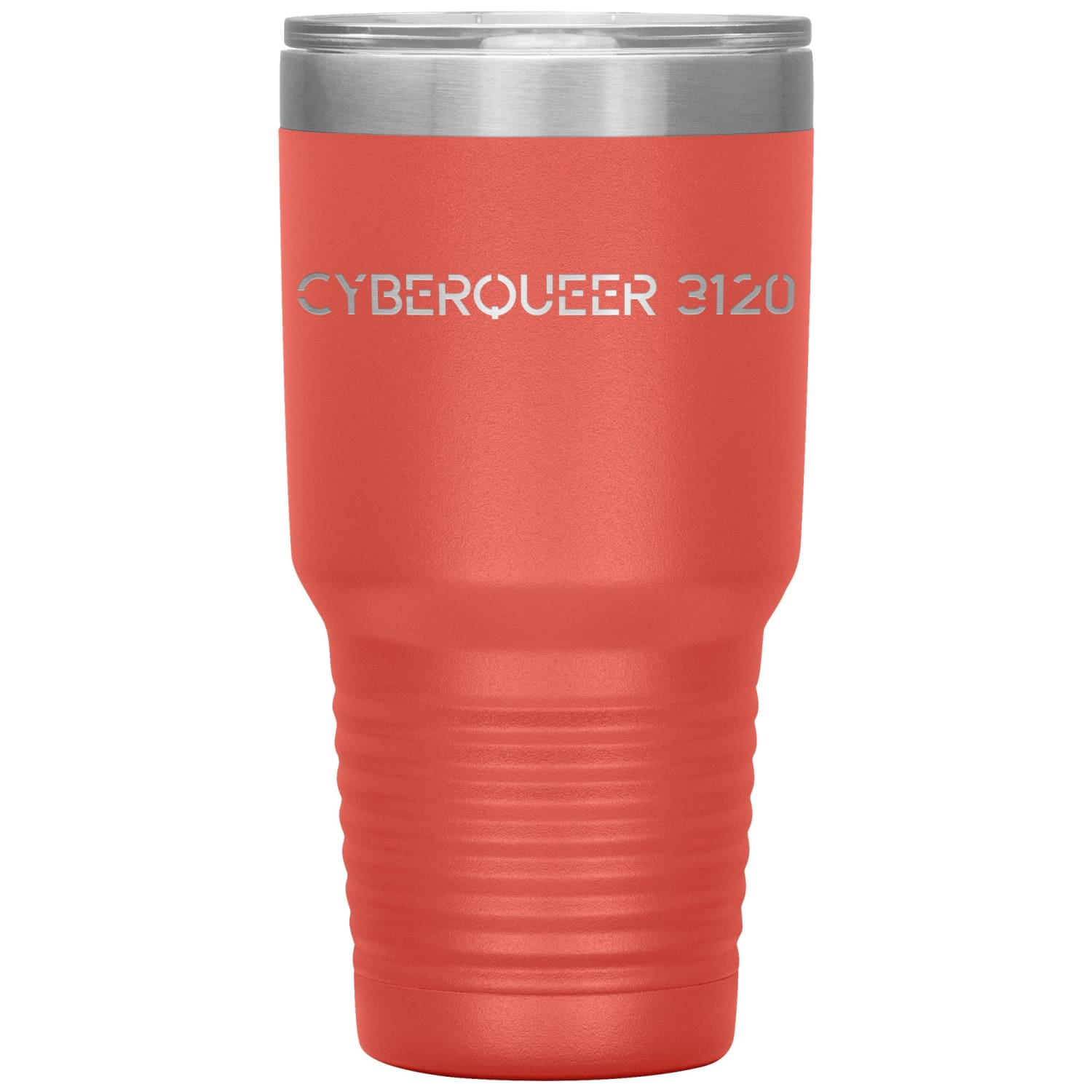 Cyberqueer 3120 30oz Vacuum Tumbler - Coral - Tumblers