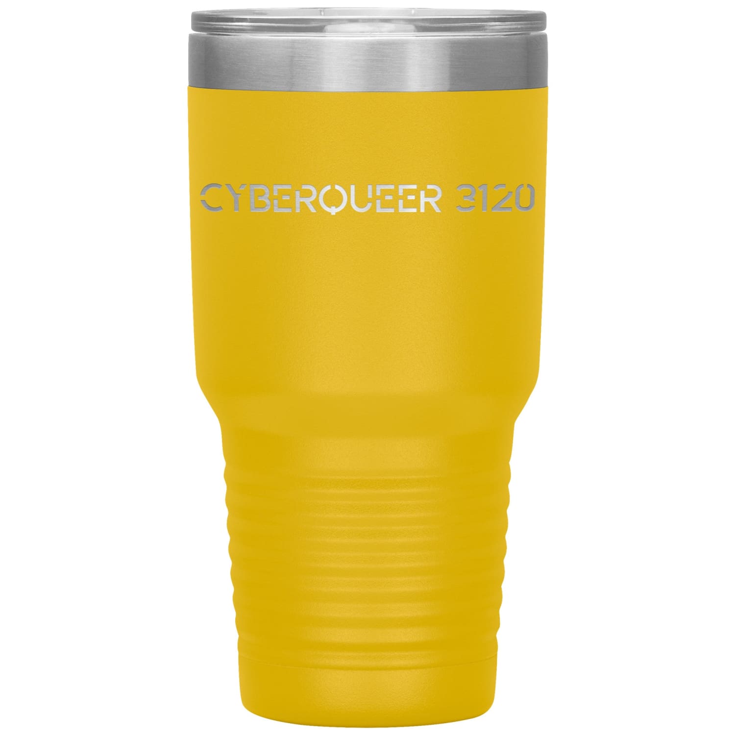 Cyberqueer 3120 30oz Vacuum Tumbler - Yellow - Tumblers