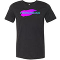 Cyberqueer 3120 Logo Splash Unisex Premium Tee - Black Heather / XS