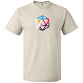 D20 Critcal Pride Polyam Pride Unisex Classic Tee - Natural / S